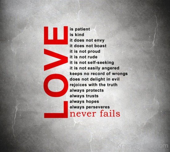Love Never Fails-sd209