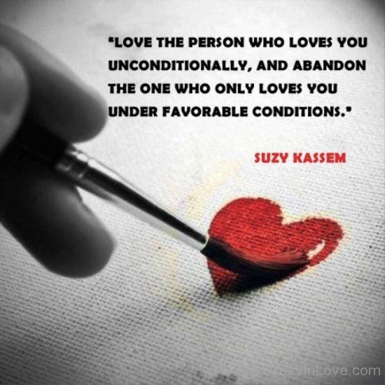 Love The Person Who Loves You Unconditionally-ds113