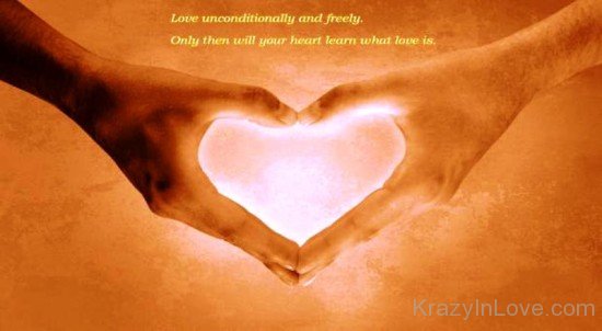 Love Unconditionally And Freely-ds114