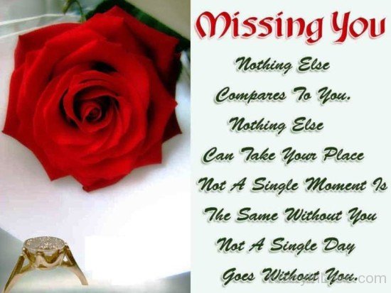 Missing You Nothing Else Compares To You-gb749