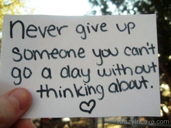 Never Give Up Someone-tw217