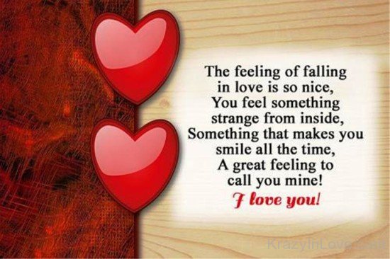 The Feeling Of Falling In Love-fb616