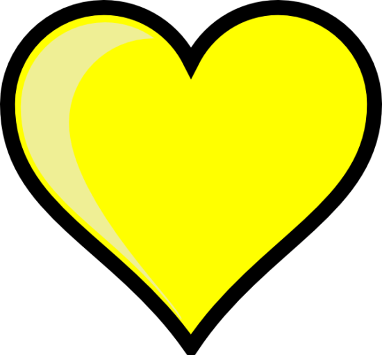 Yellow Heart-rv518