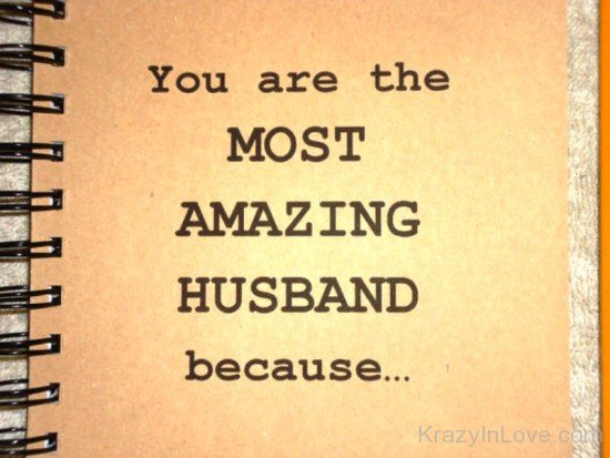 You Are The Most Amazing Husband-pq244