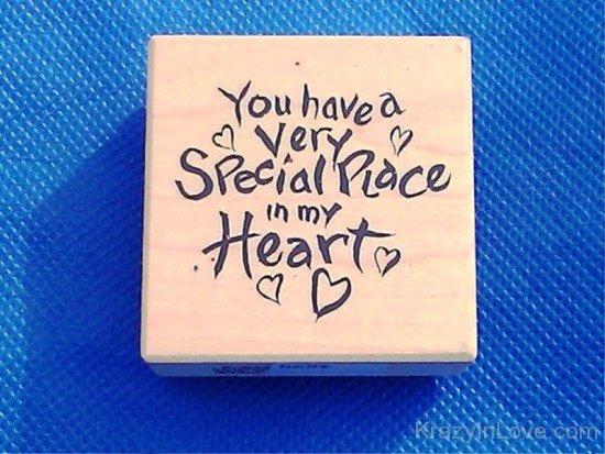 You Have A Very Special Place In My Heart-mu427