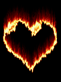 Animated Flaming Heart-rew203