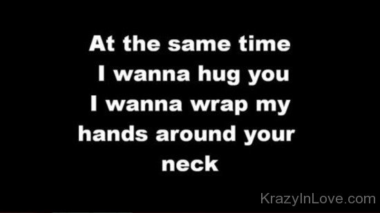 At The Same Time I Wanna Hug You-wbu604