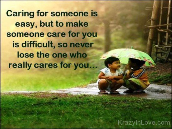Caring For Someone Is Easy-unb5402