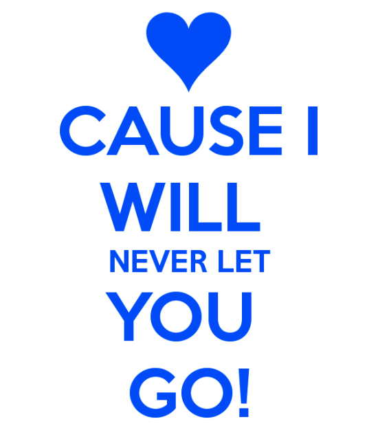 Cause I Will Never Let You Go-rcv504