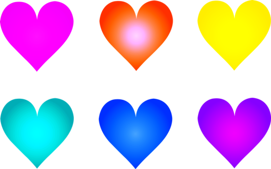 Colourfull Hearts-rew209