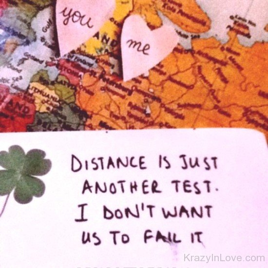 Distance Is Just Another Test-rew906