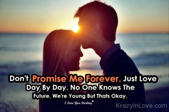 Don't Promise Me Forever,Just Love-evb508
