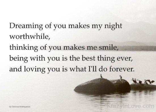 Dreaming Of You Makes My Night Worthwhile-wcv504