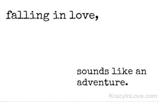 Falling In Love,Sounds Like An Adventure-rex218