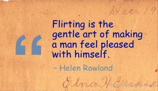 Flirting Is The Gentle Art-rwz106