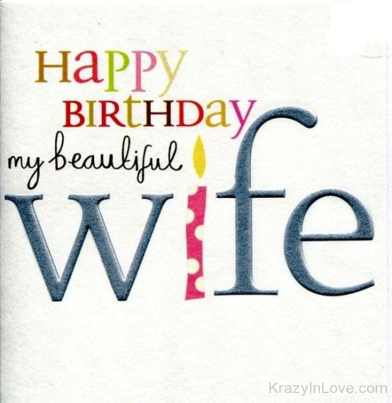 Happy Birthday My Beautiful Wife-tbv407
