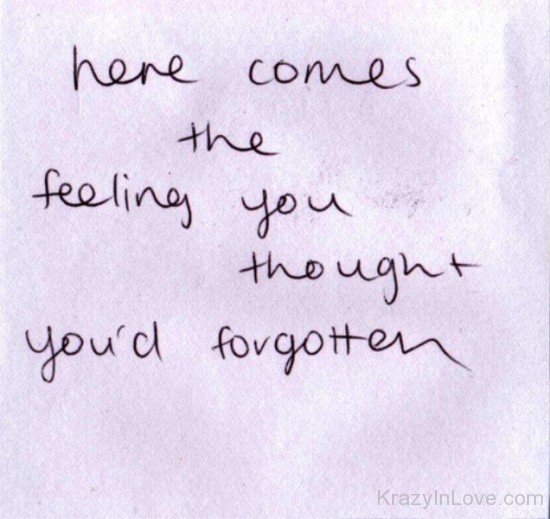 Here Comes The Feeling You Thought-qaz304