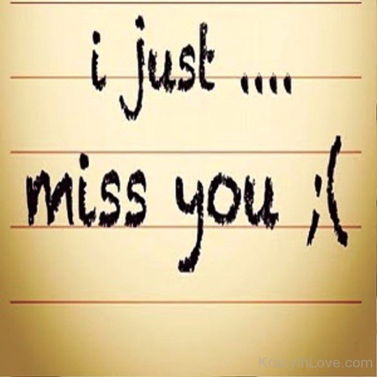 I Just Miss You-vbt507