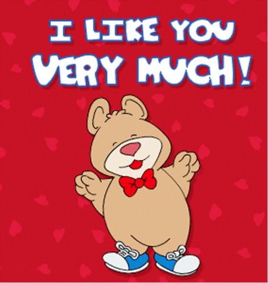 I Like You Very Much With Teddy-rwx221