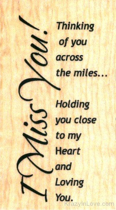 I Miss You Thinking Of You Across The Miles-vbt522
