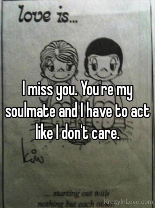 I Miss You,You're My Soulmate-tvc308
