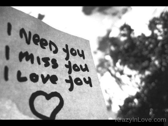 I Need You,Love You,Miss You-ybv922