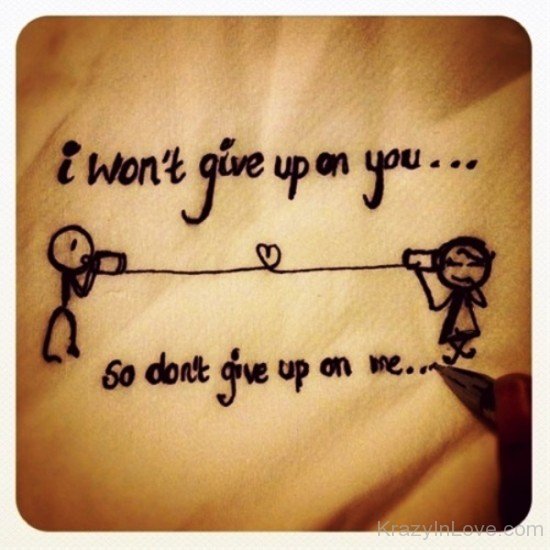I Won't Give up On You-rew917