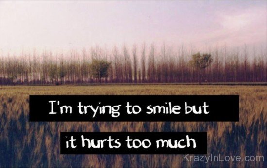 I'm Trying To Smile But It Hurts Too Much-tre218