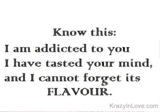 Know This I Am Addicted To You-tbv514