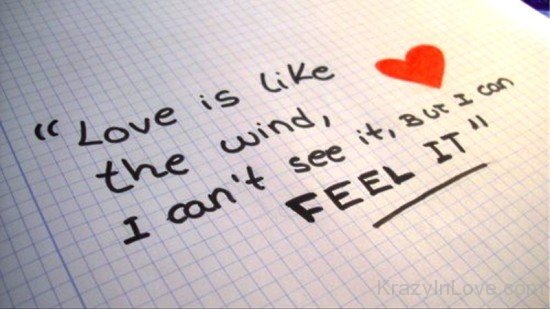 Love Is Like The Wind-qaz317