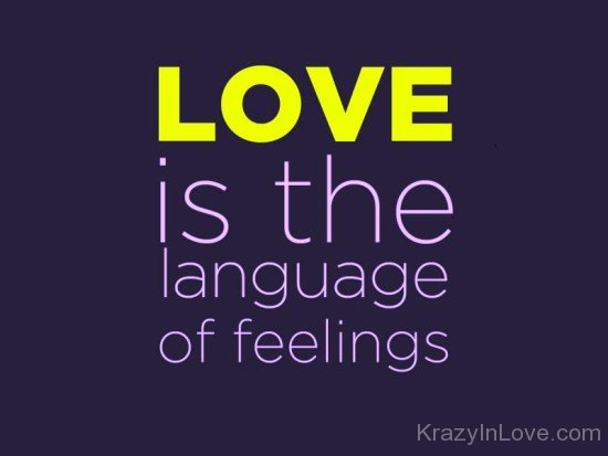 Love Is The Language Of Feelings-qaz323