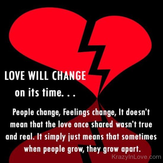 Love Will Change On Its Time-tws235