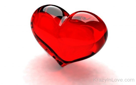 Red Glossy Heart-rew227