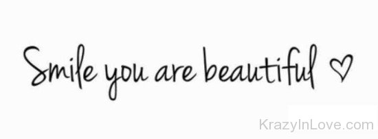 Smile You Are Beautiful-rew214