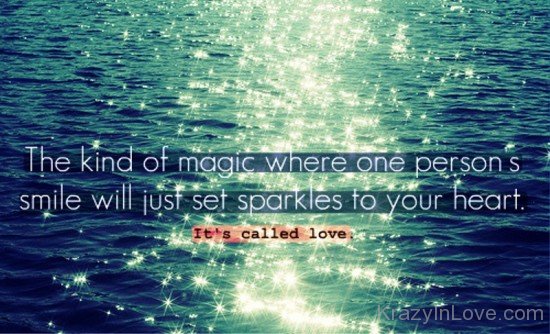 The Kind Of Magic Where One Person's Smile-rcv623