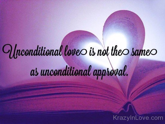 Unconditional Love Is Not The Same-tmu718