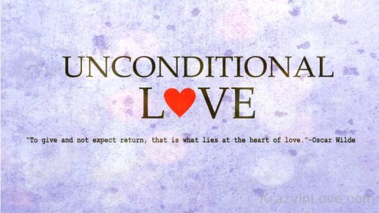 Unconditional Love To Give And Not Expect-tmu723