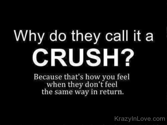 Why Do They Call It A Crush-ybr424