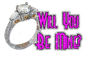Will You Be Mine With Ring Glittering-yvc251