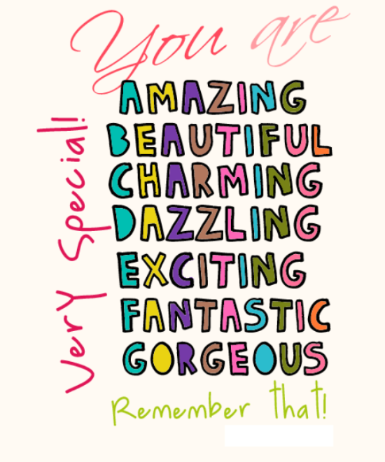 You Are Amazing,Beautiful And Special-tnm821