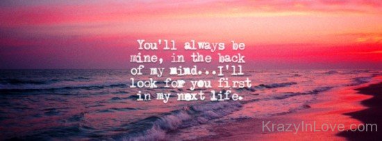 You'll Always Be Mine,In The Back-yvc255