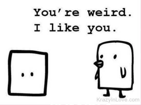 You're Weird I Like You-rwx234
