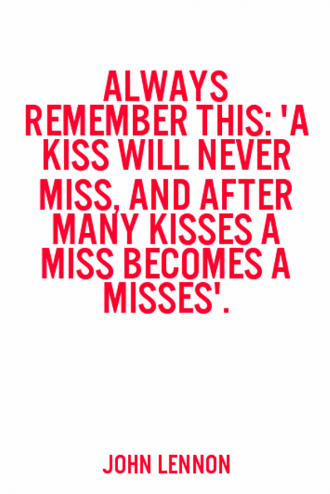 A Kiss Will Never Miss-uxz102