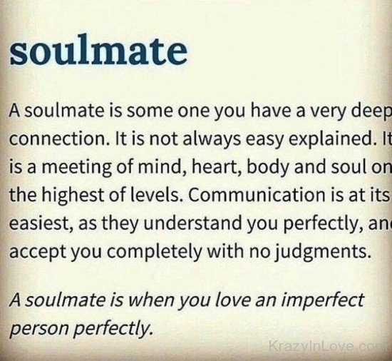 A Soulmate Is Someone You Have-yni801