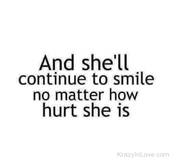 And She'll Continue To Smile-qac403