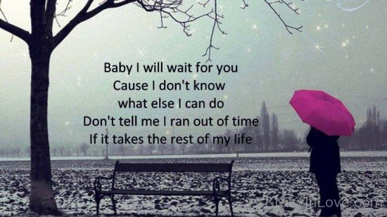 Baby I Will Wait For You-ecz204