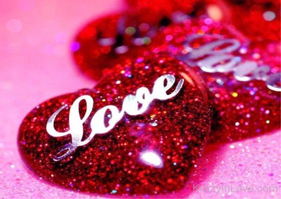 Beautiful Glitter Love Heart-tvw211