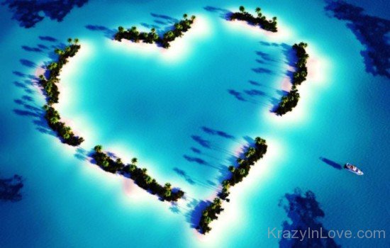 Beautiful Heart Shape Land-tvw214