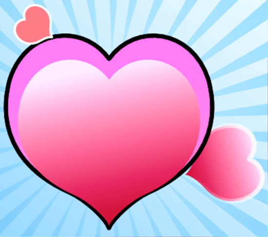 Beautiful Pink Love Hearts-tvw224