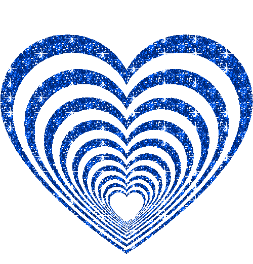 Blue Heart Glitters-tvw229